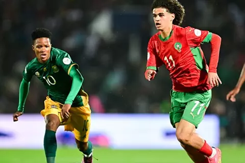 منتخب المغرب يعبر جنوب أفريقيا ويتأهل لنصف نهائي أمم أفريقيا تحت 17 عامًا
